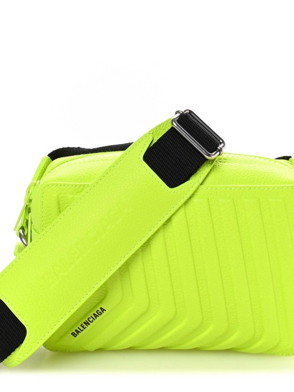 Balenciaga Neon Yellow-Green Men's Belt Bag